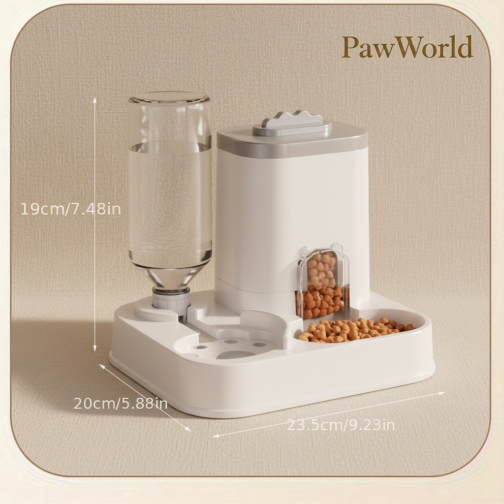 PawWorld Feeder Dimensions