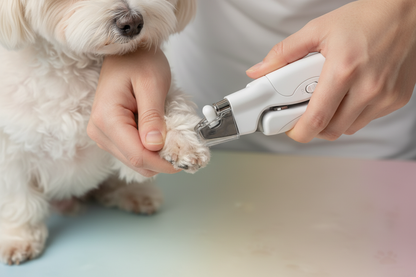 PawWorld Nail Trimmer in Use